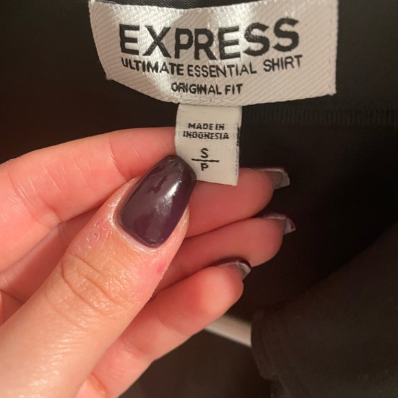 Express black button down - Picture 2 of 2